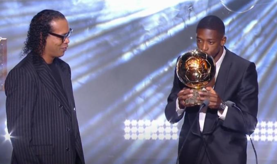 他配得上得, 世界体育报, 登贝莱都发 他配得上得, 世界体育报, 登贝莱都发